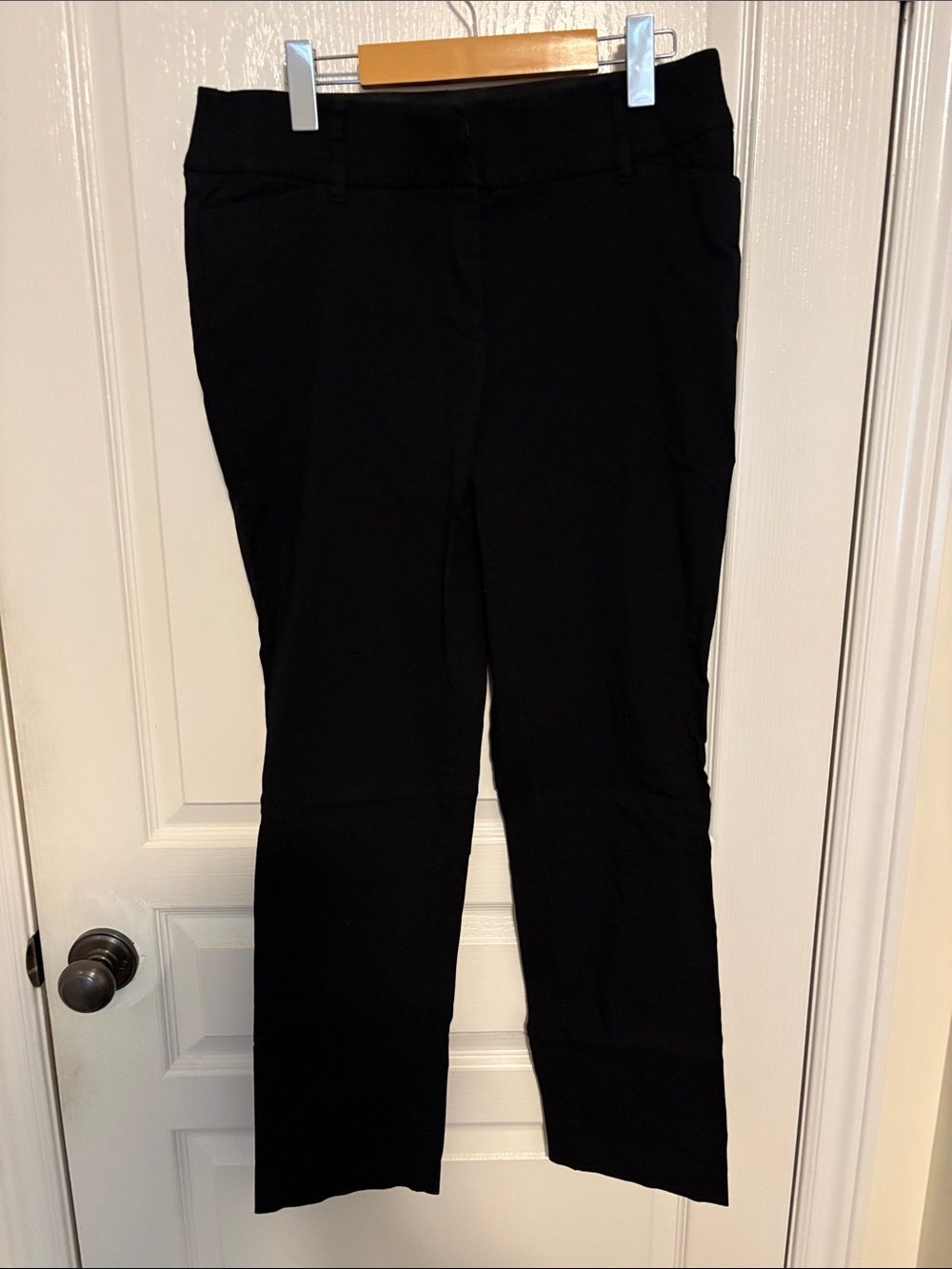cleo Black Straight-Leg Women's Dress Pants